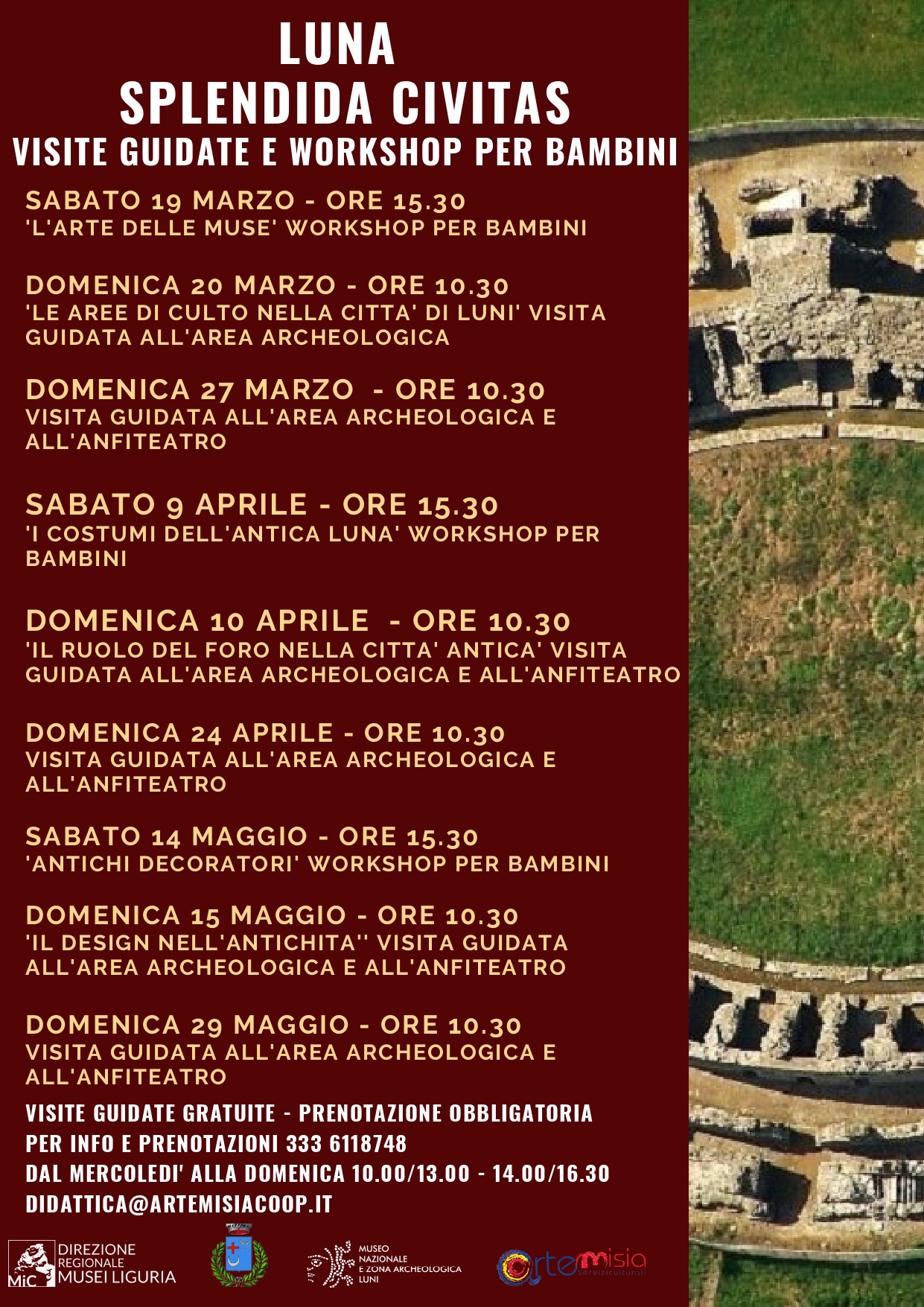 LOCANDINA LUNI marzo aprile maggio