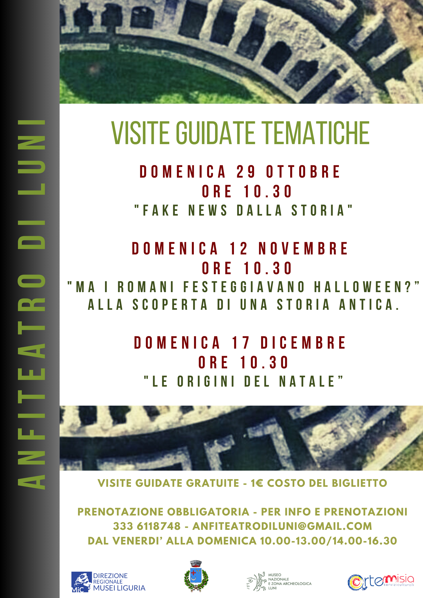 visite anfiteatro autunno 2023